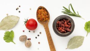 spices ingredients table